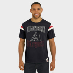 Arizona Diamondbacks Darius Rucker Collection by Fanatics Distressed Sleeve Stripe T-Shirt Online