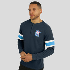 Minnesota Twins Darius Rucker Collection by Fanatics Waffle-Knit Raglan Long Sleeve Henley T-Shirt discount
