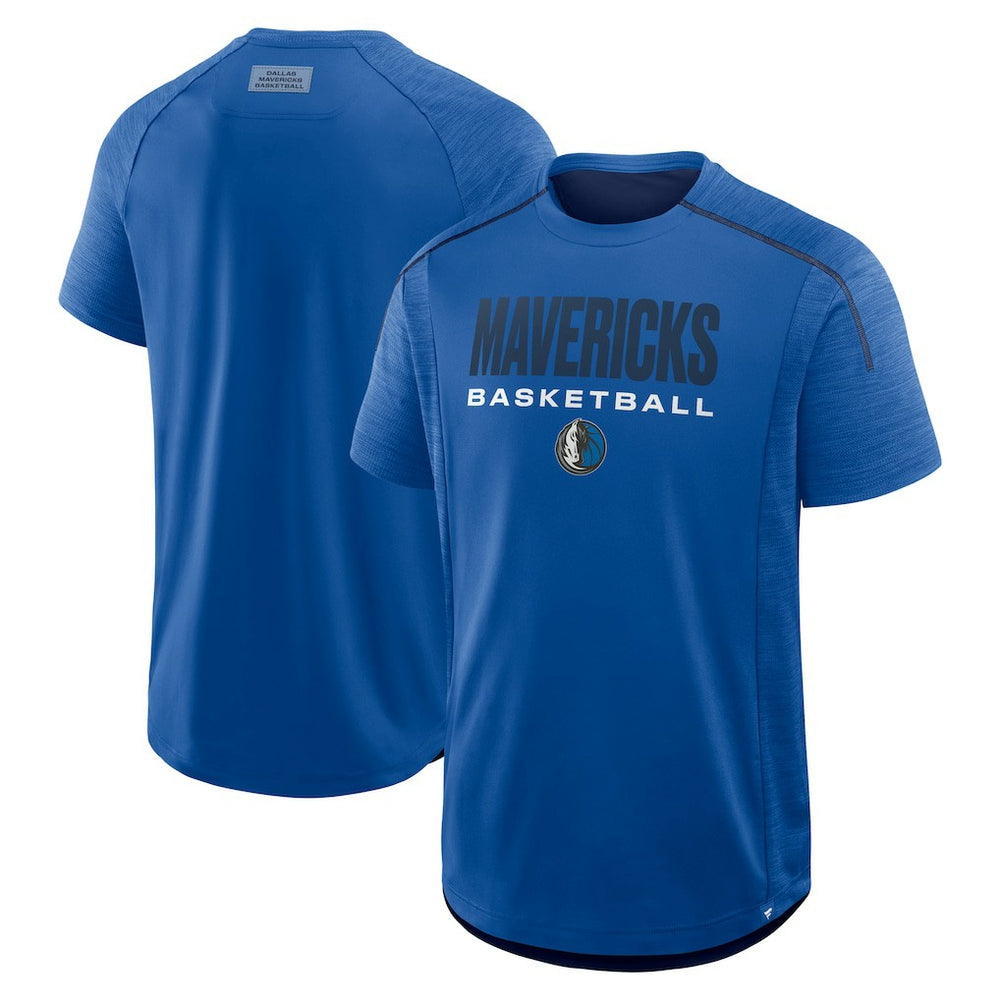 Fanatics - Dallas Mavericks Inbound Pass Play Practice T-Shirt - Blue