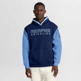 Fanatics - Memphis Grizzlies Half Court Shot Clock Fastbreak Hoodie - Navy/Blue