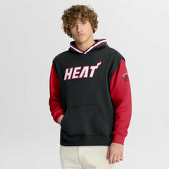Fanatics - Miami Heat Half Court Shot Clock Fastbreak Hoodie - Black/Red