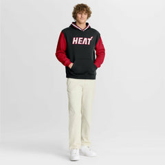 Fanatics - Miami Heat Half Court Shot Clock Fastbreak Hoodie - Black/Red