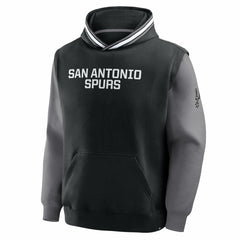 Fanatics - San Antonio Spurs Half Court Shot Clock Fastbreak Hoodie - Black/Gray