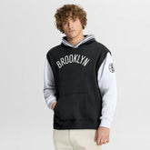 Fanatics - Brooklyn Nets Half Court Shot Clock Fastbreak Hoodie - Black/White