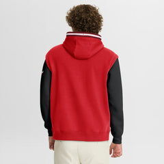 Fanatics - Chicago Bulls Half Court Shot Clock Fastbreak Hoodie - Red/Black