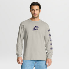 Fanatics - Phoenix Suns Crossover Collection Ball Screen Action Premium Long Sleeve T-Shirt - Cream
