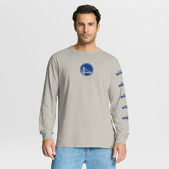 Fanatics - Golden State Warriors Crossover Collection Ball Screen Action Premium Long Sleeve T-Shirt - Cream