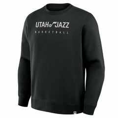 Fanatics - Utah Jazz Crossover Collection Defensive Rotation Drill Premium Pullover Sweatshirt - Black