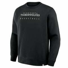 Fanatics - Minnesota Timberwolves Crossover Collection Defensive Rotation Drill Premium Pullover Sweatshirt - Black
