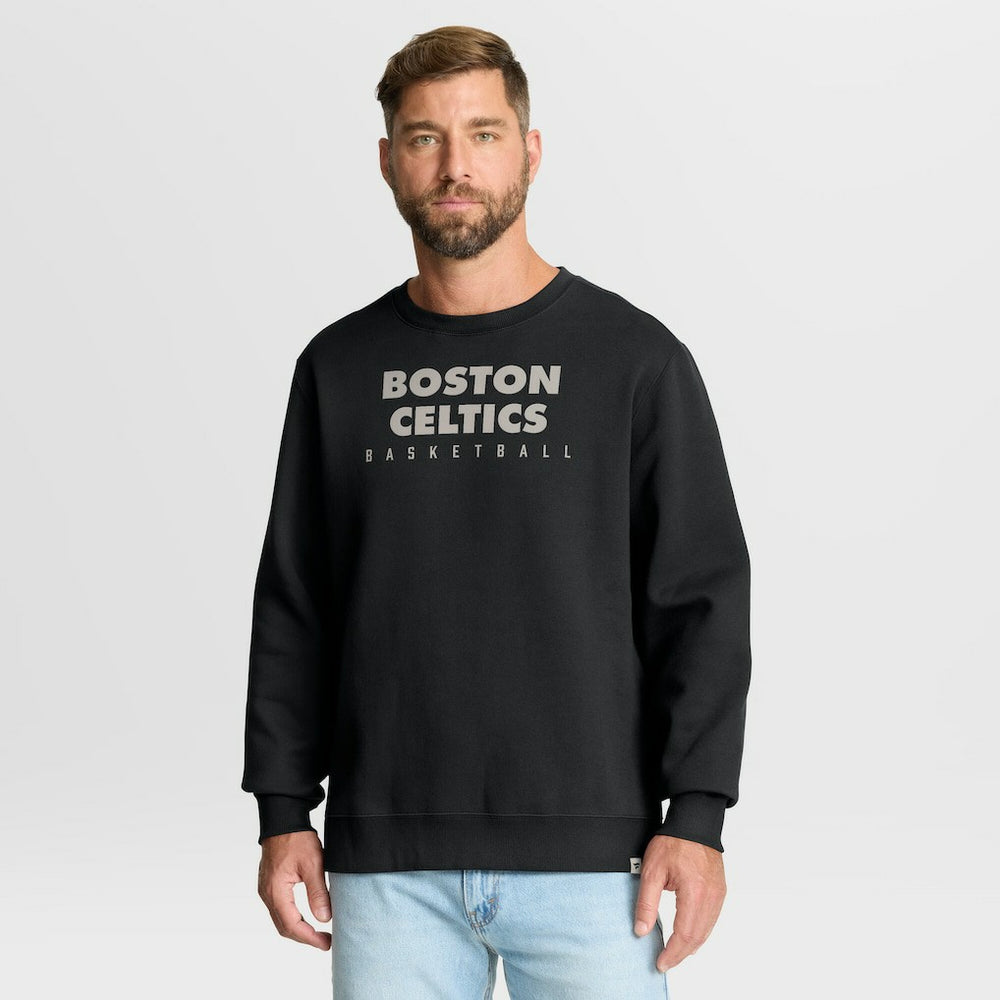 Fanatics - Boston Celtics Crossover Collection Defensive Rotation Drill Premium Pullover Sweatshirt - Black
