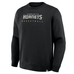 Fanatics - Charlotte Hornets Crossover Collection Defensive Rotation Drill Premium Pullover Sweatshirt - Black