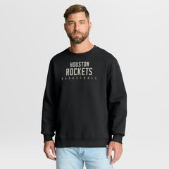 Fanatics - Houston Rockets Crossover Collection Defensive Rotation Drill Premium Pullover Sweatshirt - Black