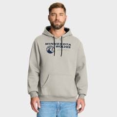 Fanatics - Minnesota Timberwolves Crossover Collection Blocked Shot Premium Pullover Hoodie - Off White