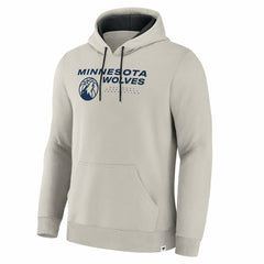 Fanatics - Minnesota Timberwolves Crossover Collection Blocked Shot Premium Pullover Hoodie - Off White