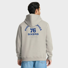 Fanatics - Philadelphia 76ers Crossover Collection Blocked Shot Premium Pullover Hoodie - Off White