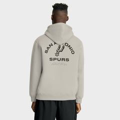 Fanatics - San Antonio Spurs Crossover Collection Blocked Shot Premium Pullover Hoodie - Off White
