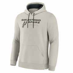 Fanatics - San Antonio Spurs Crossover Collection Blocked Shot Premium Pullover Hoodie - Off White