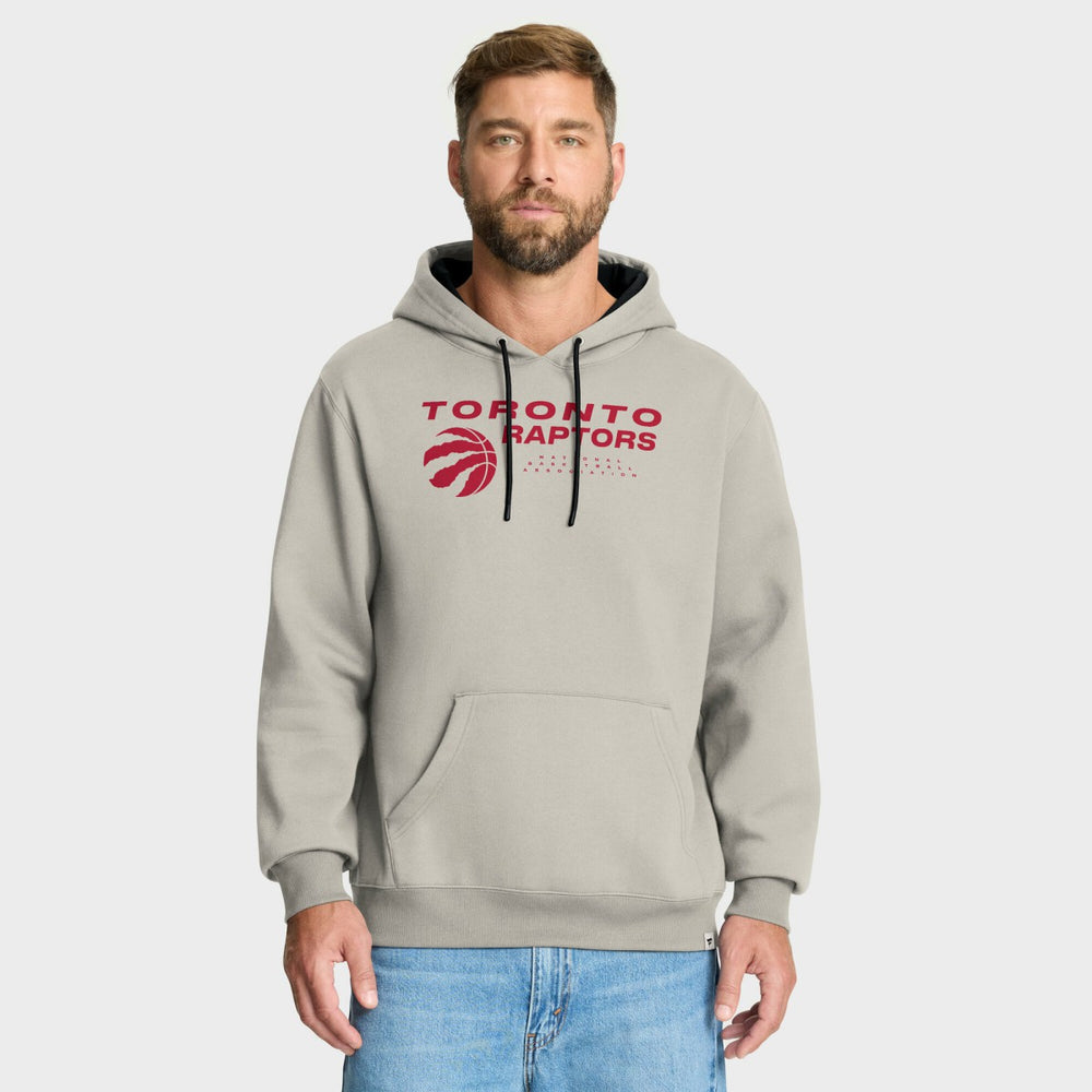 Fanatics - Toronto Raptors Crossover Collection Blocked Shot Premium Pullover Hoodie - Off White