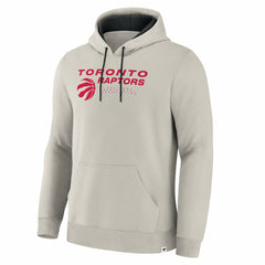 Fanatics - Toronto Raptors Crossover Collection Blocked Shot Premium Pullover Hoodie - Off White