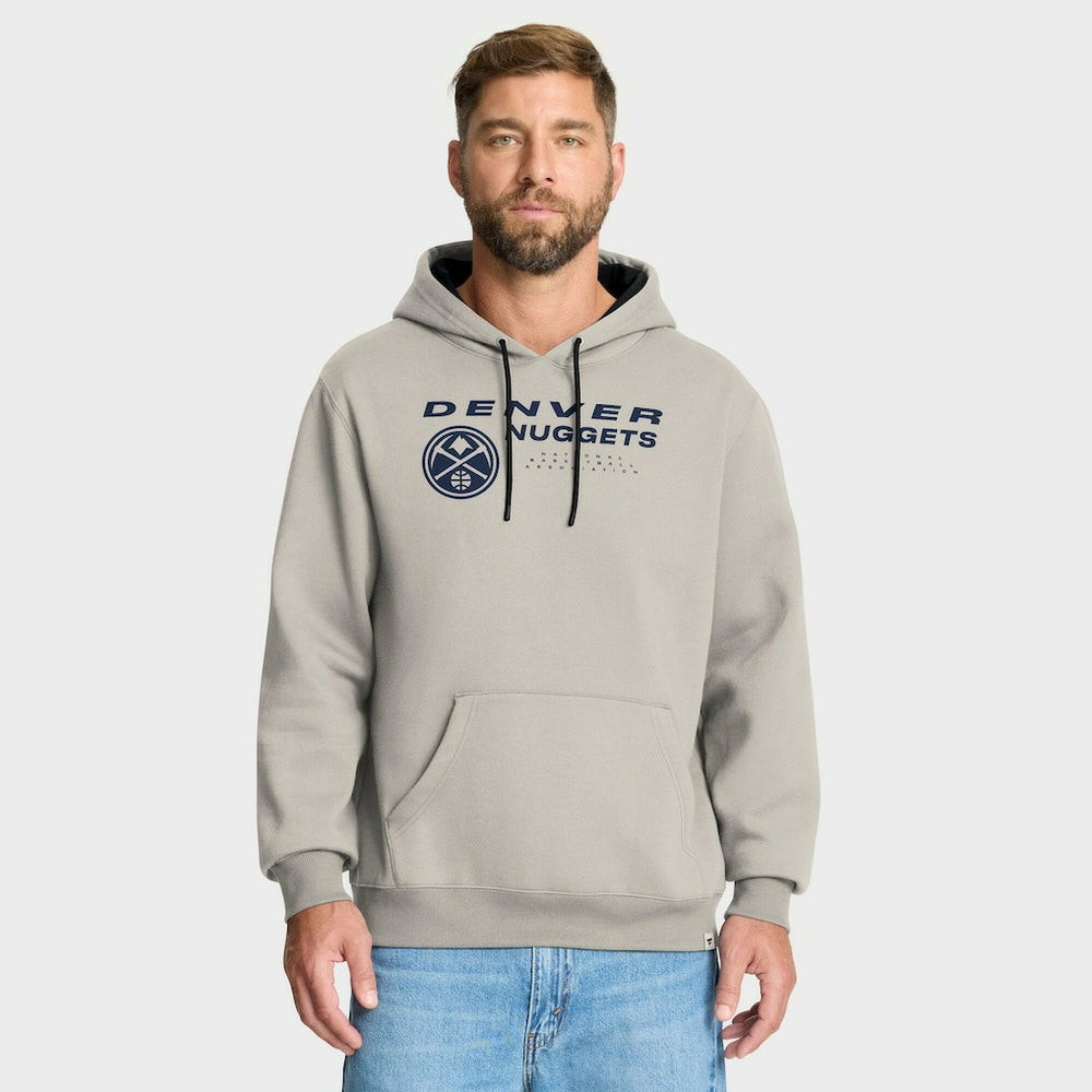 Fanatics - Denver Nuggets Crossover Collection Blocked Shot Premium Pullover Hoodie - Off White