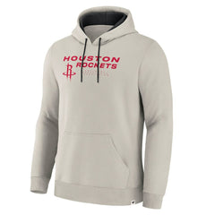 Fanatics - Houston Rockets Crossover Collection Blocked Shot Premium Pullover Hoodie - Off White