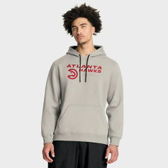 Fanatics - Atlanta Hawks Crossover Collection Blocked Shot Premium Pullover Hoodie - Off White
