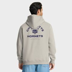 Fanatics - Charlotte Hornets Crossover Collection Blocked Shot Premium Pullover Hoodie - Off White