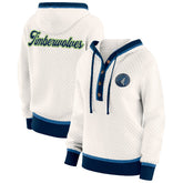 NBA - Minnesota Timberwolves WEAR by Erin Andrews Women's Plus Size Hoodie Sweater - Cream