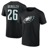 Saquon Barkley Philadelphia Eagles Icon Name & Number Black - NFL