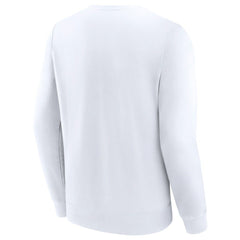 Philadelphia Eagles Super Bowl LIX Champions Iconic Victory Fleece Sweatshirt White - Fanatics