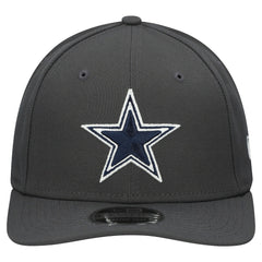 Dallas Cowboys New Era Main 9SEVENTY Adjustable Hat Graphite - NFL