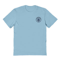 Manchester City Vive La Fete Women's Impressions Artwork T-Shirts - Sky Blue