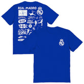 Real Madrid Vive La Fete Women's Impressions Artwork T-Shirts - Royal