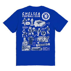 Chelsea Vive La Fete Women's Impressions Artwork T-Shirts - Blue