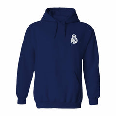 Real Madrid Vive La Fete Women's Color Badge Pullover Hoodie - Navy