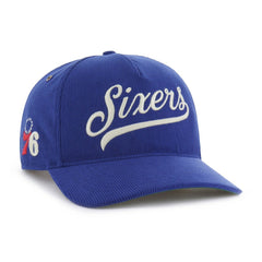 47 brand - Philadelphia 76ers '47 Golden Age Relaxed Corduroy Hitch Adjustable Hat - Royal