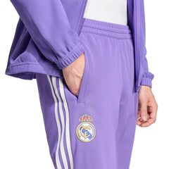 Adidas Real Madrid Lifestyler Track Pants - Purple