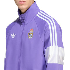 Adidas Real Madrid Lifestyler Full-Zip Track Jacket - Purple