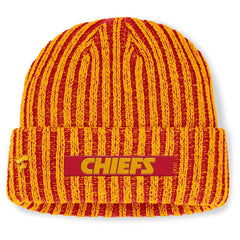 Kansas City Chiefs Field Judge Cuffed Knit Hat Red/Gold - Fanatics