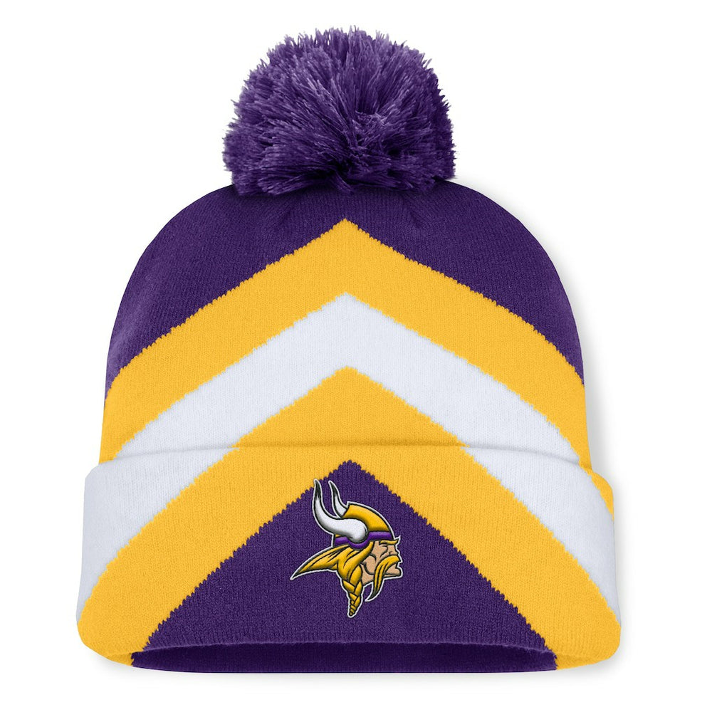 Minnesota Vikings Women's Cornerback Cuffed Knit Hat with Pom Purple - Fanatics