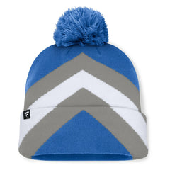 Detroit Lions Women's Cornerback Cuffed Knit Hat with Pom Blue - Fanatics