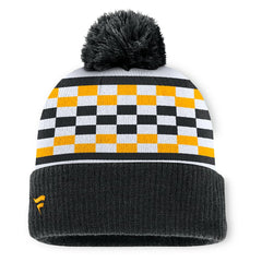 Pittsburgh Steelers Women's End Zone Cuffed Knit Hat with Pom Black - Fanatics