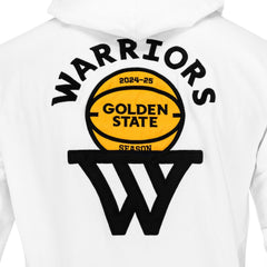 NBA - Golden State Warriors FISLL x Benny Gold Unisex Association Edition Full-Zip Hoodie - White