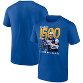 Ryan Suter St. Louis Blues - 1500 Career NHL Games T-Shirt Royal