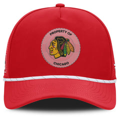 Chicago Blackhawks Fanatics Centennial Pinched Front Adjustable Hat Red