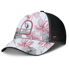 Arizona Cardinals Tropical Adjustable Trucker Hat White/Black - Fanatics