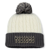 Minnesota Vikings Women's Coaxial Cuffed Knit Hat with Pom Cream - Fanatics