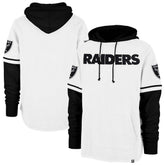 Las Vegas Raiders '47 Trifecta Shortstop Pullover Hoodie White - 47 brand