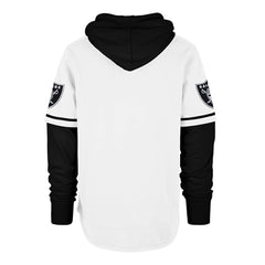 Las Vegas Raiders '47 Trifecta Shortstop Pullover Hoodie White - 47 brand