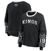 Los Angeles Kings - WEAR by Erin Andrews Women's Long-Sleeve Sport T-Shirt Black